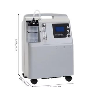 5L medical oxygen concentrator with universal mobile wheels