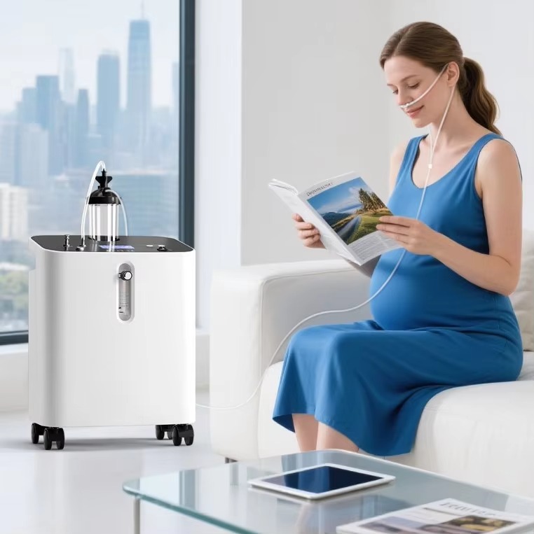 CE certified compact oxygen concentrator for medical and home use