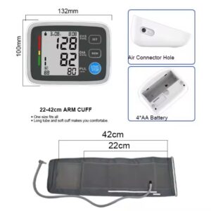 Comfortable arm cuff for automatic blood pressure meter (22-32cm)