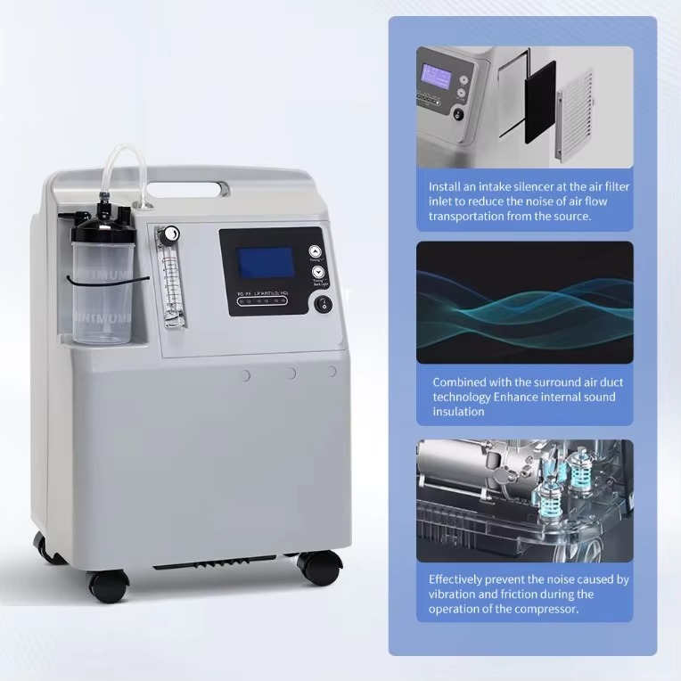 5L Medical Oxygen Concentrator | 93% High Purity with Nebulizer - Image 4