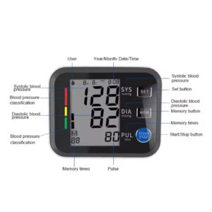 One-button control design of home blood pressure monitor